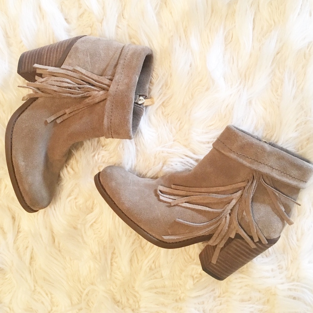 Jessica Simpson suede booties